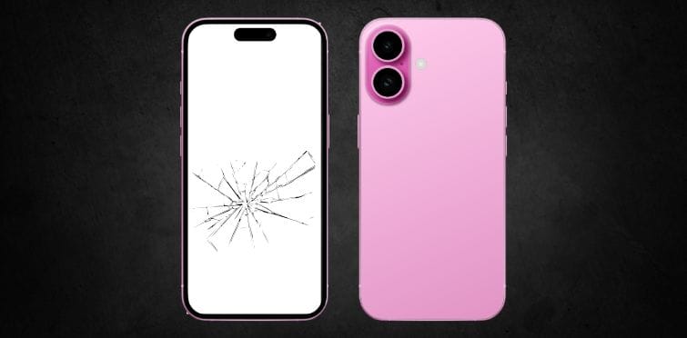 Quanto custa a troca de vidro de iPhone 16